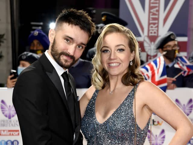 Tom and Kelsey Parker attend the Pride Of Britain Awards 2021 at The Grosvenor House Hotel on October 30, 2021 in London, England. (Photo by Gareth Cattermole/Getty Images)