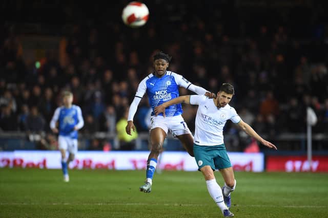 Dias picked up the injury in the FA Cup win at Peterborough. Credit: Getty.