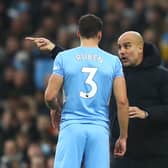 Pep Guardiola said Ruben Dias will not be fit for Saturday’s game against Burnley. Credit: Getty.