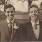 Frank Burton (left) with brother Norman Credit: family handout