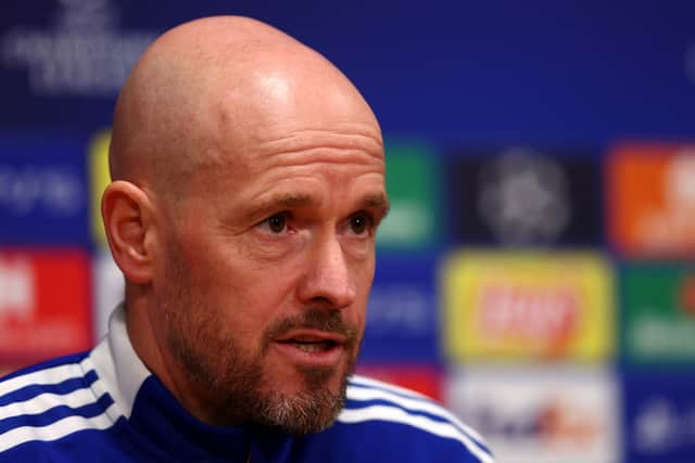 Erik ten Hag is favourite to take over at Manchester United. Credit: Getty.