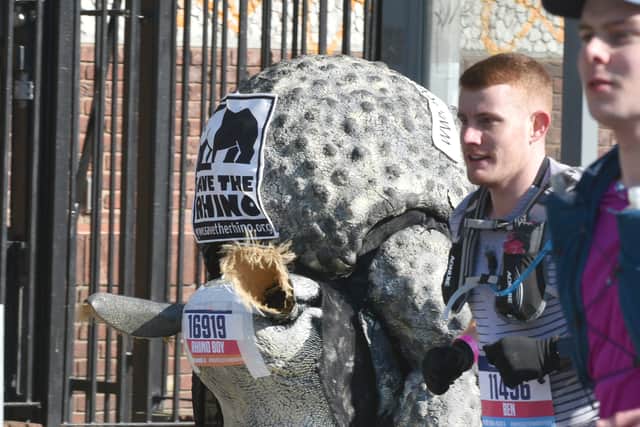 The Rhinoboy in action in Manchester!