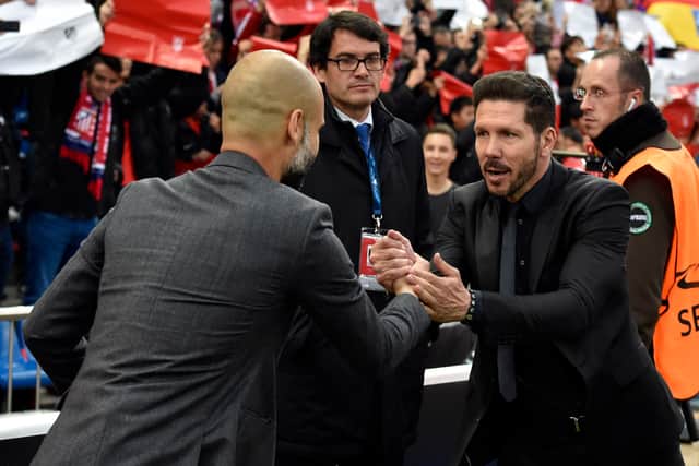 Guardiola has not faced Simeone in six years. Credit: Getty.