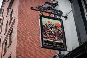 The Britons Protection in Manchester. Photo: Brett Gregory/Serious Feather