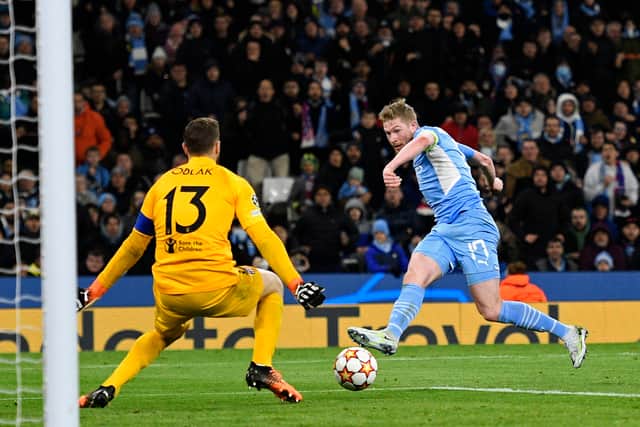 De Bruyne’s second-half showing helped changed the game in the second half. Credit: Getty.