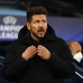Diego Simeone says Atletico Madrid must improve in their second leg. Credit: Getty.