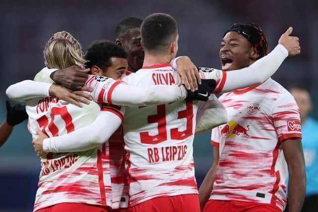Leipzig came third in Group A behind Man City and PSG.