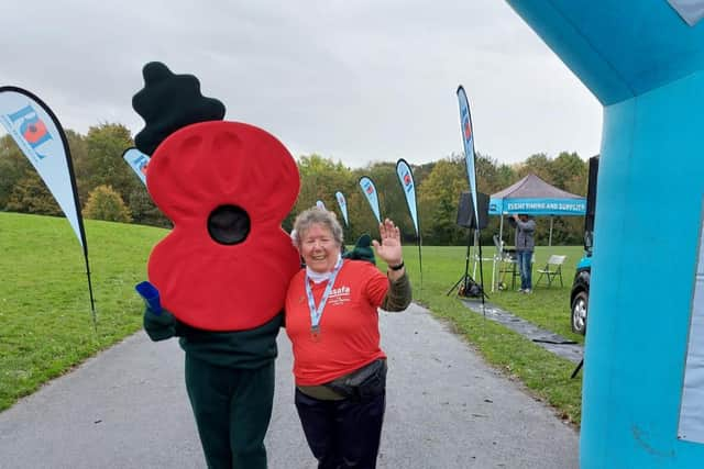 Denise Calladine doing a Poppy Run