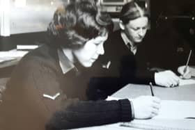 Denise Calladine during her time in the armed forces