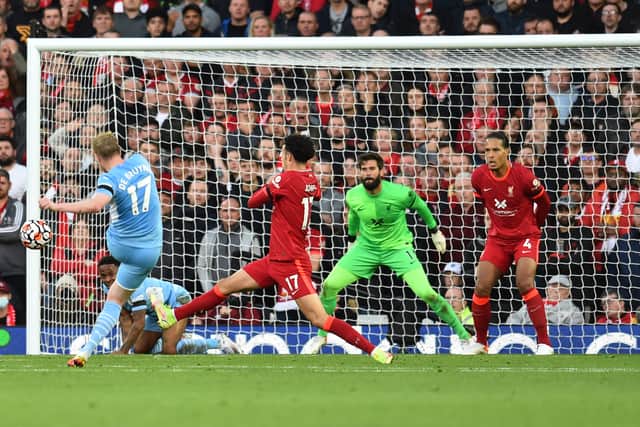 Manchester City and Liverpool will meet twice in the space of a week, with the FA Cup semi-final taking place next weekend. Credit: Getty.