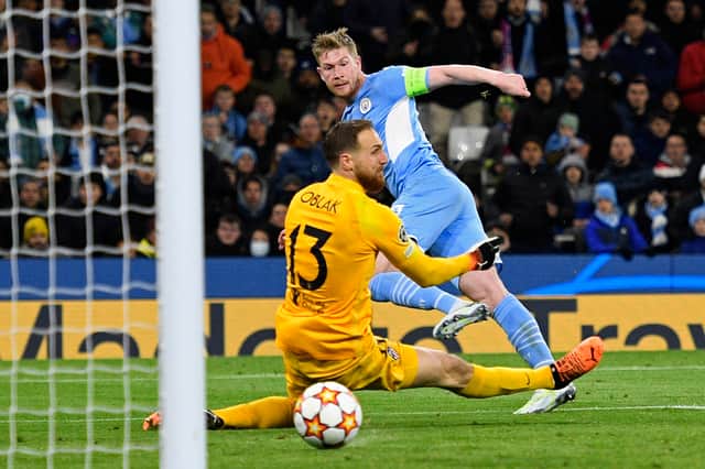 De Bruyne scored the winner in midweek as Manchester City beat Atletico Madrid. Credit: Getty