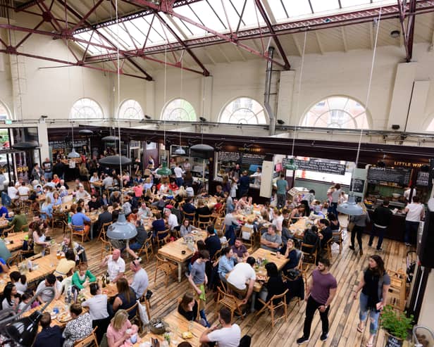 Altrincham market hall was hailed by Sunday Times judges Credit: Marketing Manchester