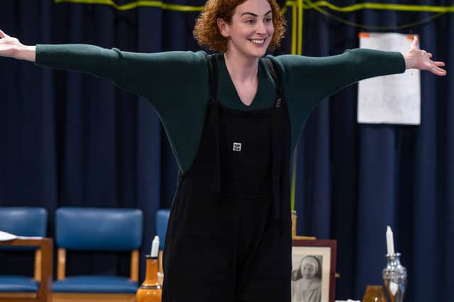 Breffni Holohan as Mary in Tim Foley’s play Electric Rosary. Photo: Joel Chester Fildes