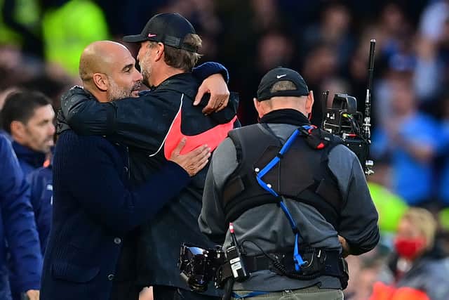 Klopp claims Guardiola is the best coach in the world. Credit: Getty.