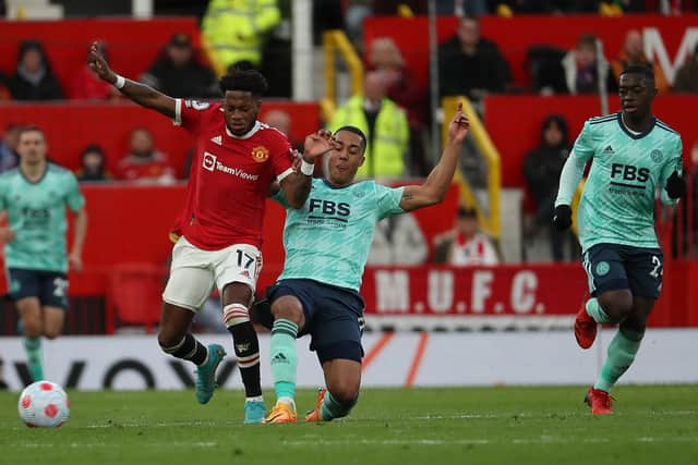 Youri Tielemans played in the recent 1-1 draw between United and Leicester. Credit: Getty.