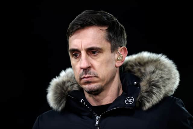 <p>Gary Neville delivers a stark warning for Manchester United. Credit: Getty.</p>
