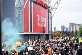 A previous protest descended into chaos and resulted in a game being postponed. Credit: Getty.
