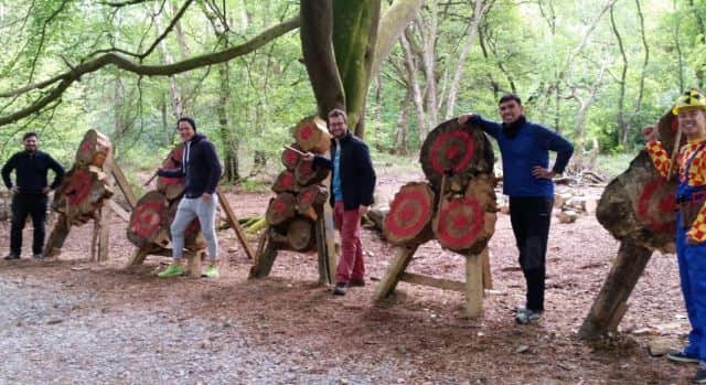 Adventure Now in Salford features axe throwing Credit: Adventure Now