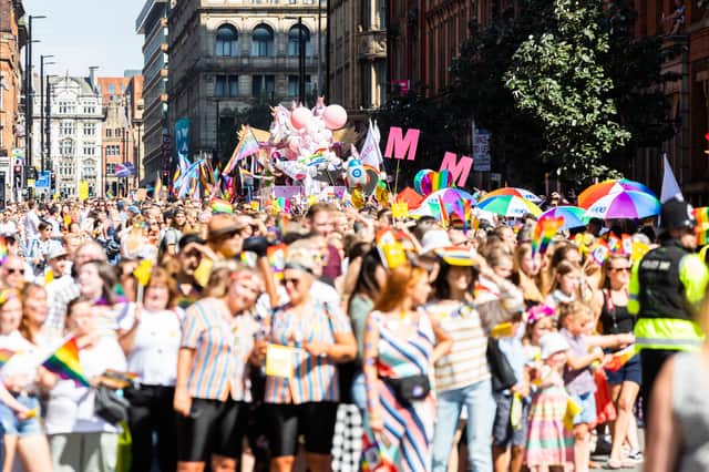 A previous Manchester Pride Parade