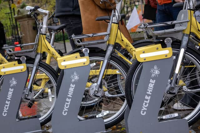 Thousands of people have been hiring the bikes and the scheme will expand further this year. Photo: TfGM
