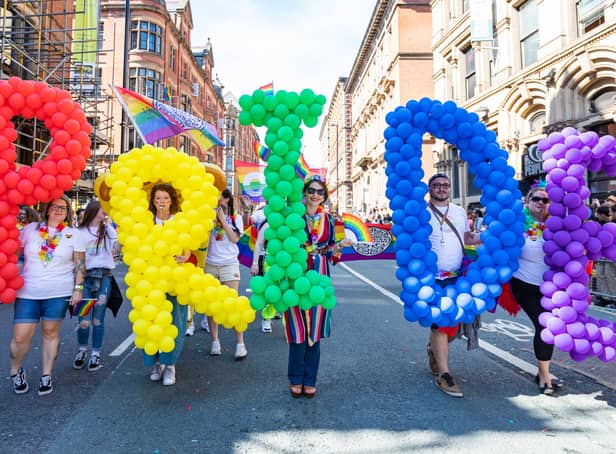 <p>The parade through the city centre is back for Manchester Pride 2022</p>