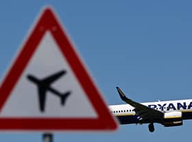 Ryanair at Manchester Airport Credit: Getty