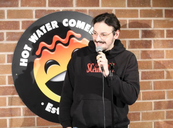Levy, one of the three stand-up performers in Elena Comedy
