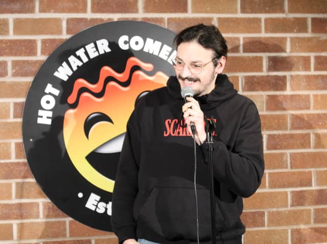 Levy, one of the three stand-up performers in Elena Comedy