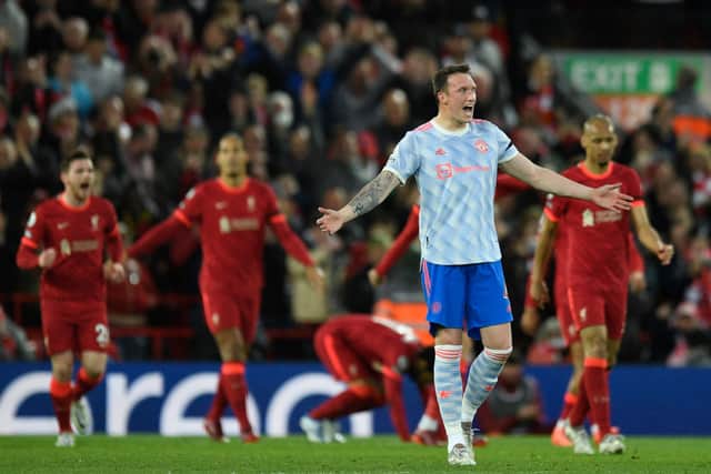 Liverpool completed the double over United, scoring nine goals over both games. Credit: Getty.