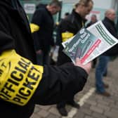 The latest day of strike action on the railways takes place on Wednesday 27 July. Photo: AFP via Getty Images 