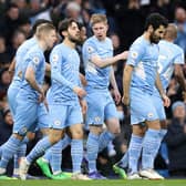 Kevin De Bruyne and Ilkay Gundogan start for Manchester City against Brighton. Credit: Getty.