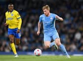 Kevin De Bruyne impressed again as Manchester City beat Brighton on Wednesday. Credit: Getty.