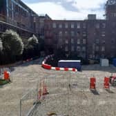 Talbot Mill in Ellesmere Street, Manchester. Pictured in April 2021. Credit: Google.