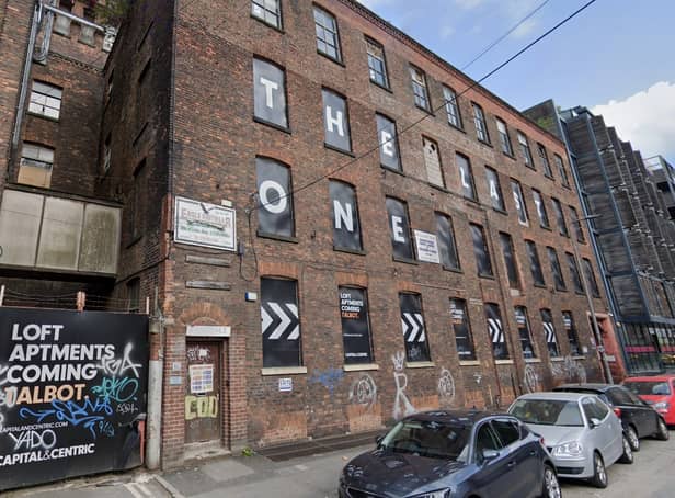 <p>Talbot Mill in Ellesmere Street, Manchester. Pictured in April 2021. Credit: Google.</p>