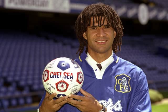 Gullit for Chelsea in 1995