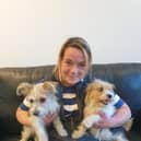 Owner Katie is reunited with Mopsy and Scrappy Credit: GMP
