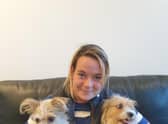 Owner Katie is reunited with Mopsy and Scrappy Credit: GMP