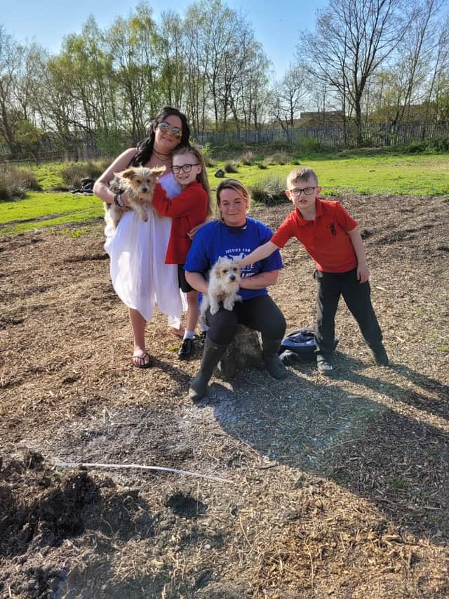 The whole family missed Mopsy and Scrappy Credit: GMP