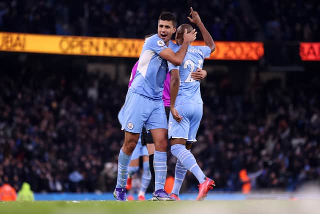 Rodri and Fernandinho have rarely started alongside each other this season. Credit: Getty.