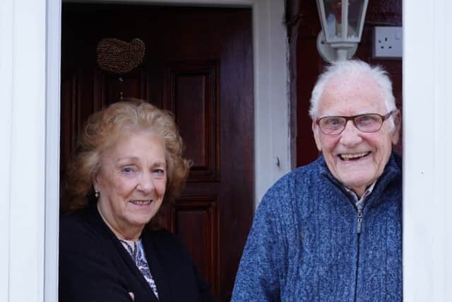 Barbara and Ernest Ravenscroft, 78 and 86, they have lived in Highfield Road for 58 years, and have seen an increase in the amount of fly-tipping in the area. Credit: LDRS