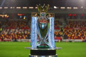 Premier League trophy Credit: Getty 