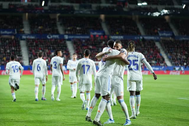 Madrid won’t have played a match in six days by the time they play in the first leg. Credit: Getty.