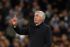 Carlo Ancelotti said Real Madrid can make it to the final if they defend better at the Bernabeu. Credit: Getty.