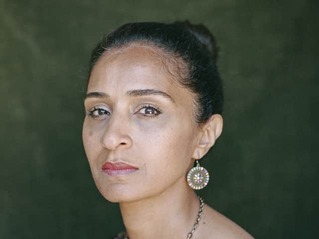 A dozen images from Allie Crewe’s portrait collection I Am are being displayed in Manchester city centre