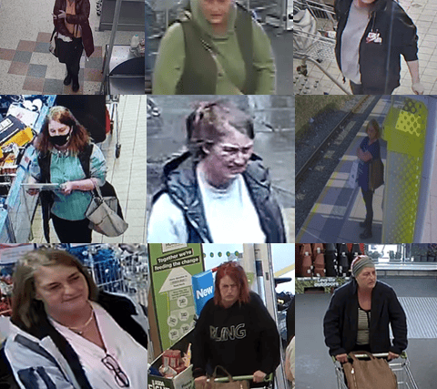 Police have issued a CCTV appeal as they look into 15 purse thefts at supermarkets Credit: GMP