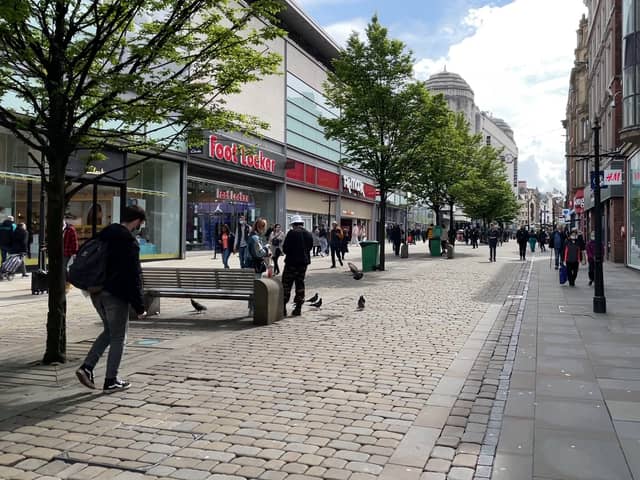 Near the Arndale centre in Manchester 