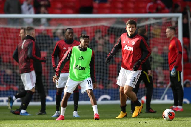Fred and Harry Maguire could return for Manchester United on Monday. Credit: Getty.