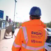 A tip worker in Greater Manchester. Credit: Suez.