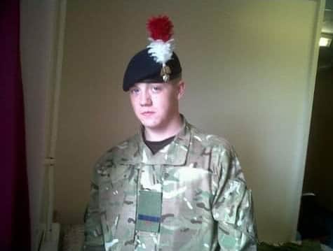 Liam Cary during his military service. Credit: Liam Cary.