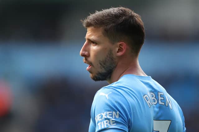 Ruben Dias recently returned to the side after a spell out with injury. Credit: Getty.
